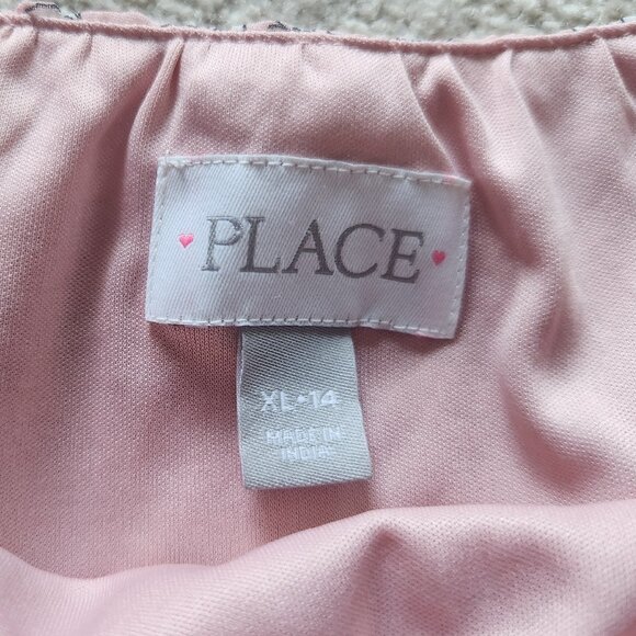 🌸 Flutter Sleeve Pink Floral Dress – Girls Size XL (14) – Beautiful Condition! - Picture 5 of 5